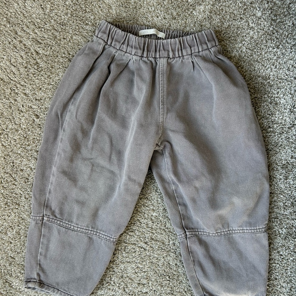 Zara Kids Gray Kids Bottoms